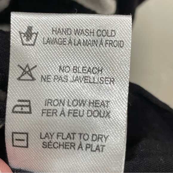 Saltwater Luxe Dottie Middi Dress High Slit Black White Sweetheart Women's Large - Picture 15 of 16